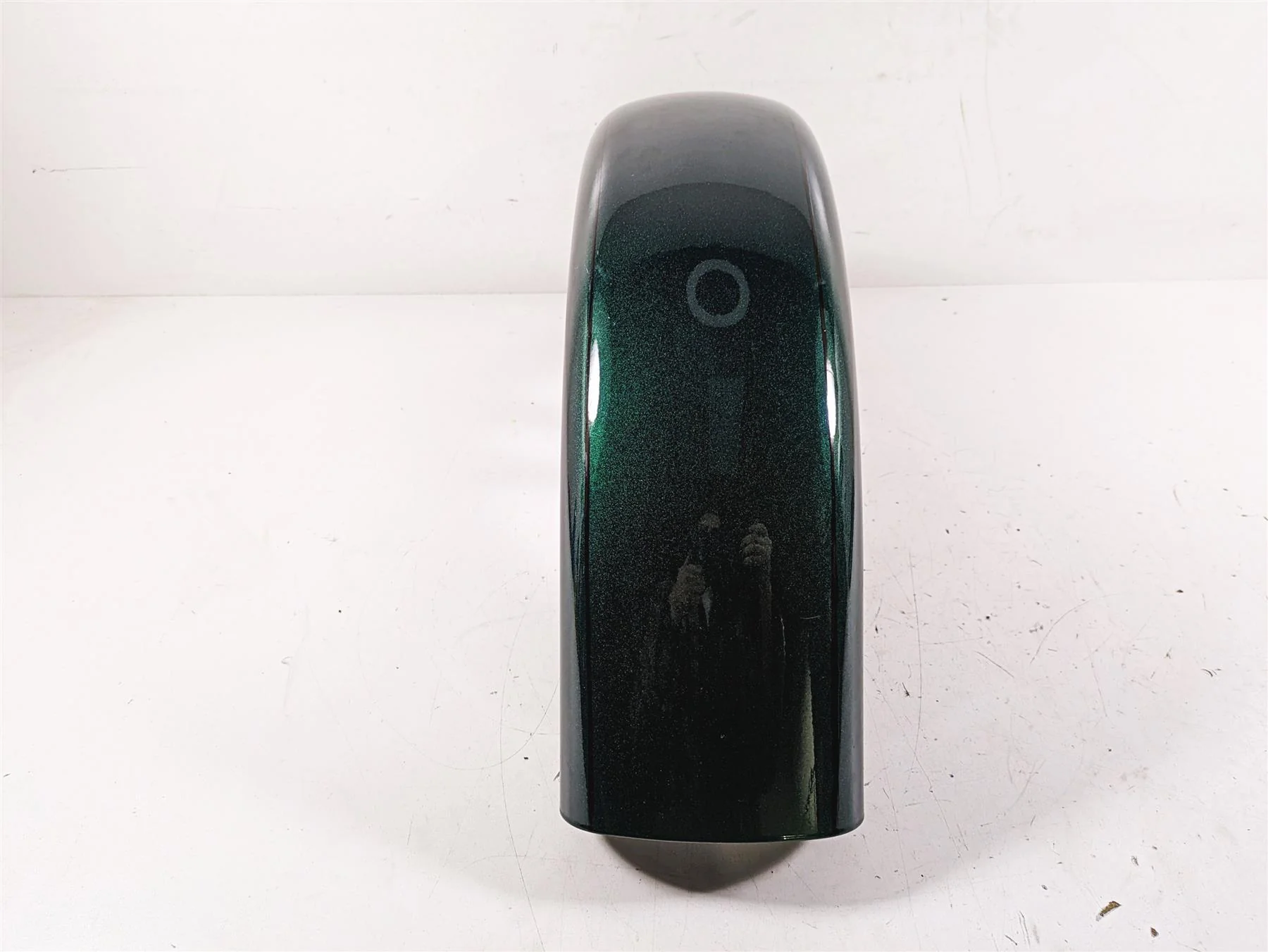 2015 Harley Touring FLHXS Street Glide Front Fender Deep Jade Pearl 58900009 - Image 3