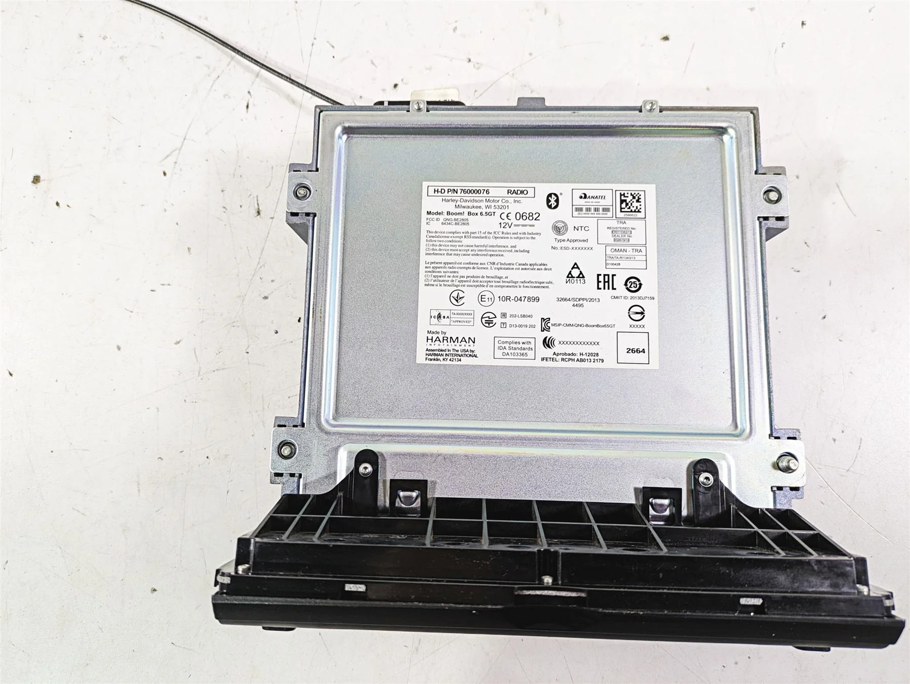 2015 Harley Touring FLHXS Street Glide Radio Media Player Display 76000076 - Image 11
