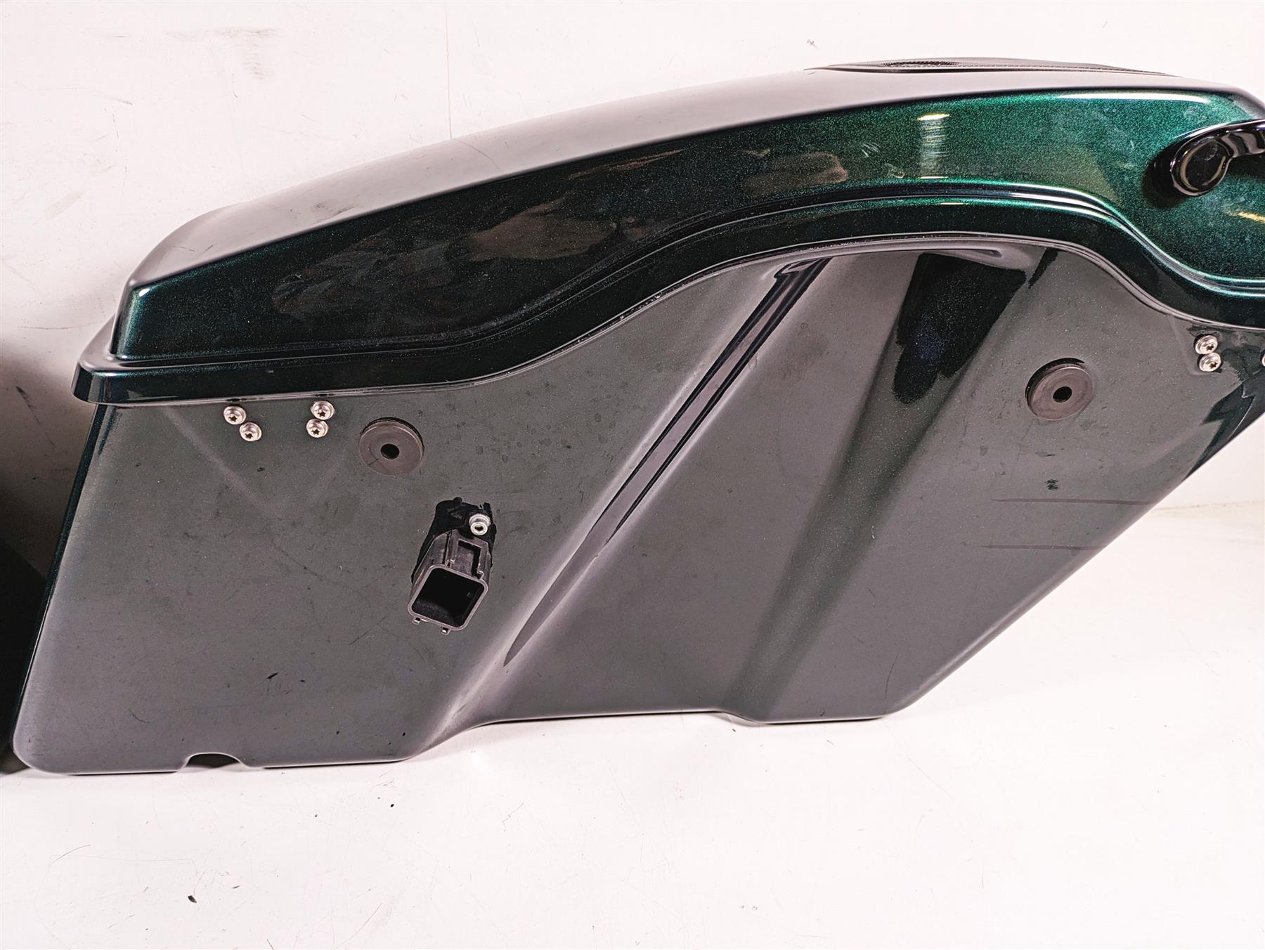 2015 Harley Touring FLHXS Street Glide Saddlebag Boom Audio Speaker Set 90200412 - Image 4