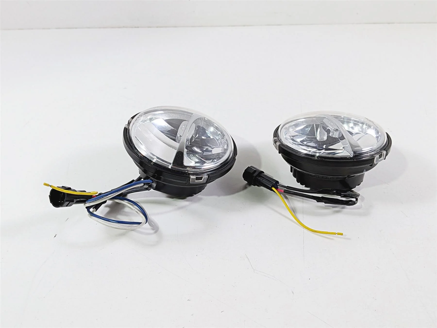 2015 Indian Chieftain Front Fog Spot Passing Light Lamp + Knob Set -Read 2412962 - Image 5