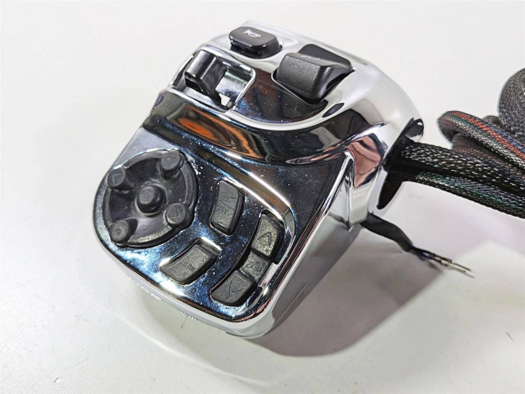 2015 Indian Chieftain Left Hand Chrome Turn Signal Control Switch 4015197 - Image 13
