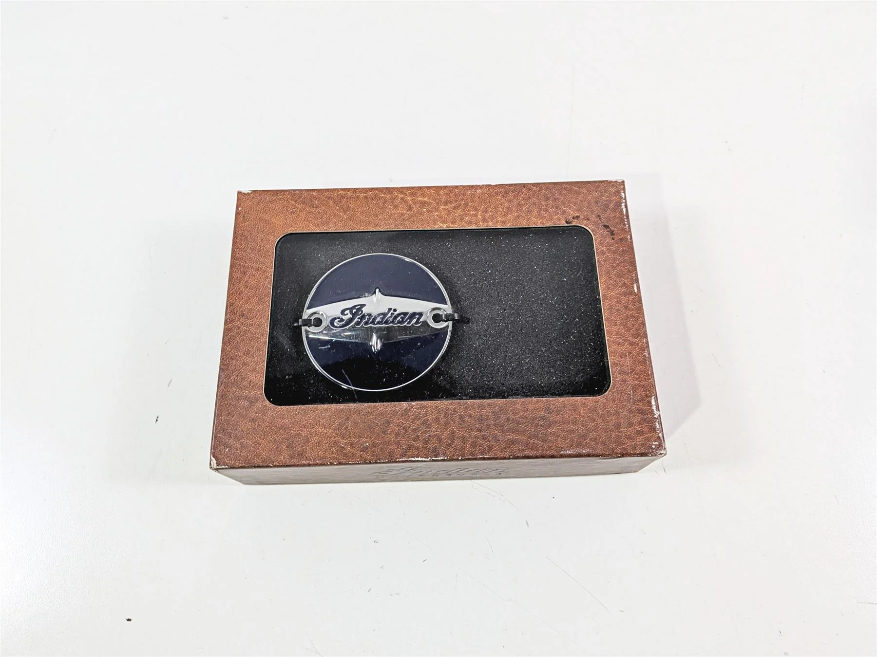 2015 Indian Chieftain Pinacle Cam Cover Springfield Blue + Original Box 2879564