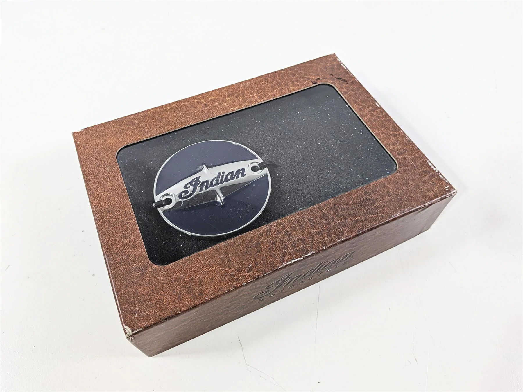 2015 Indian Chieftain Pinacle Cam Cover Springfield Blue + Original Box 2879564 - Image 12