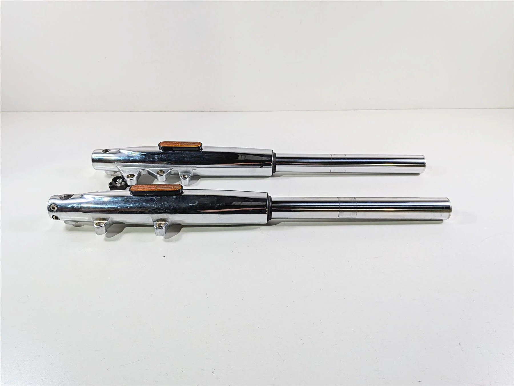 2015 Indian Chieftain Straight Chrome Front Fork Leg Set - 46mm 1824021 1824022 - Image 2