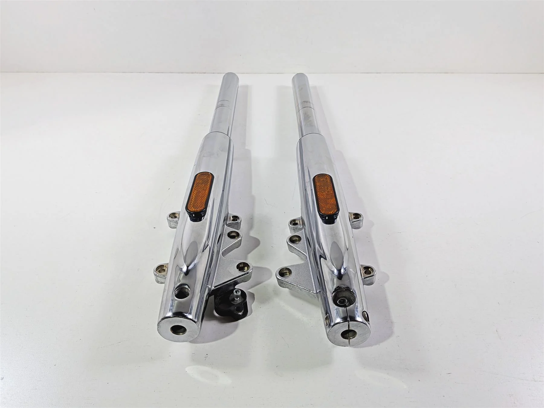2015 Indian Chieftain Straight Chrome Front Fork Leg Set - 46mm 1824021 1824022 - Image 3
