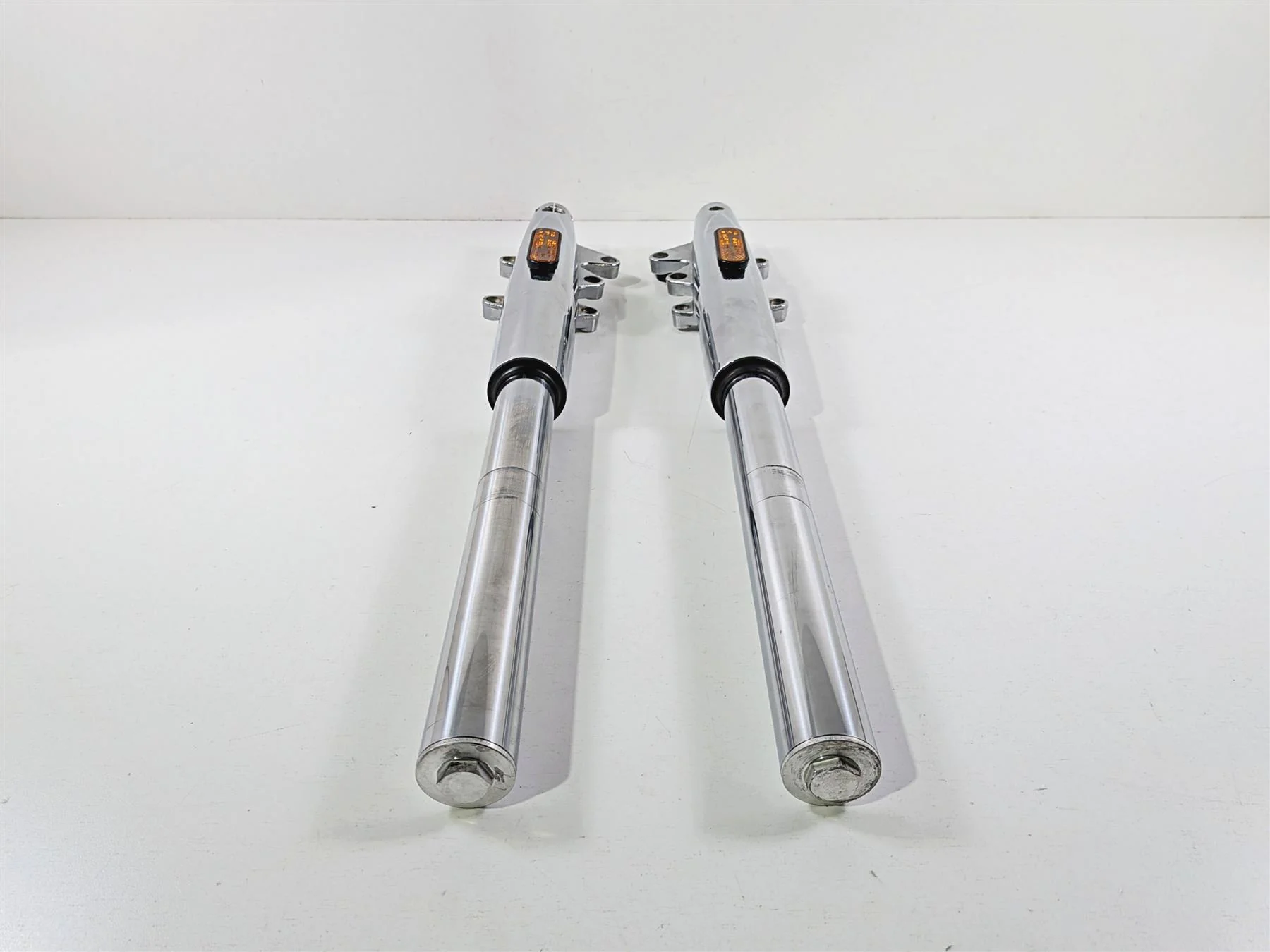 2015 Indian Chieftain Straight Chrome Front Fork Leg Set - 46mm 1824021 1824022 - Image 5