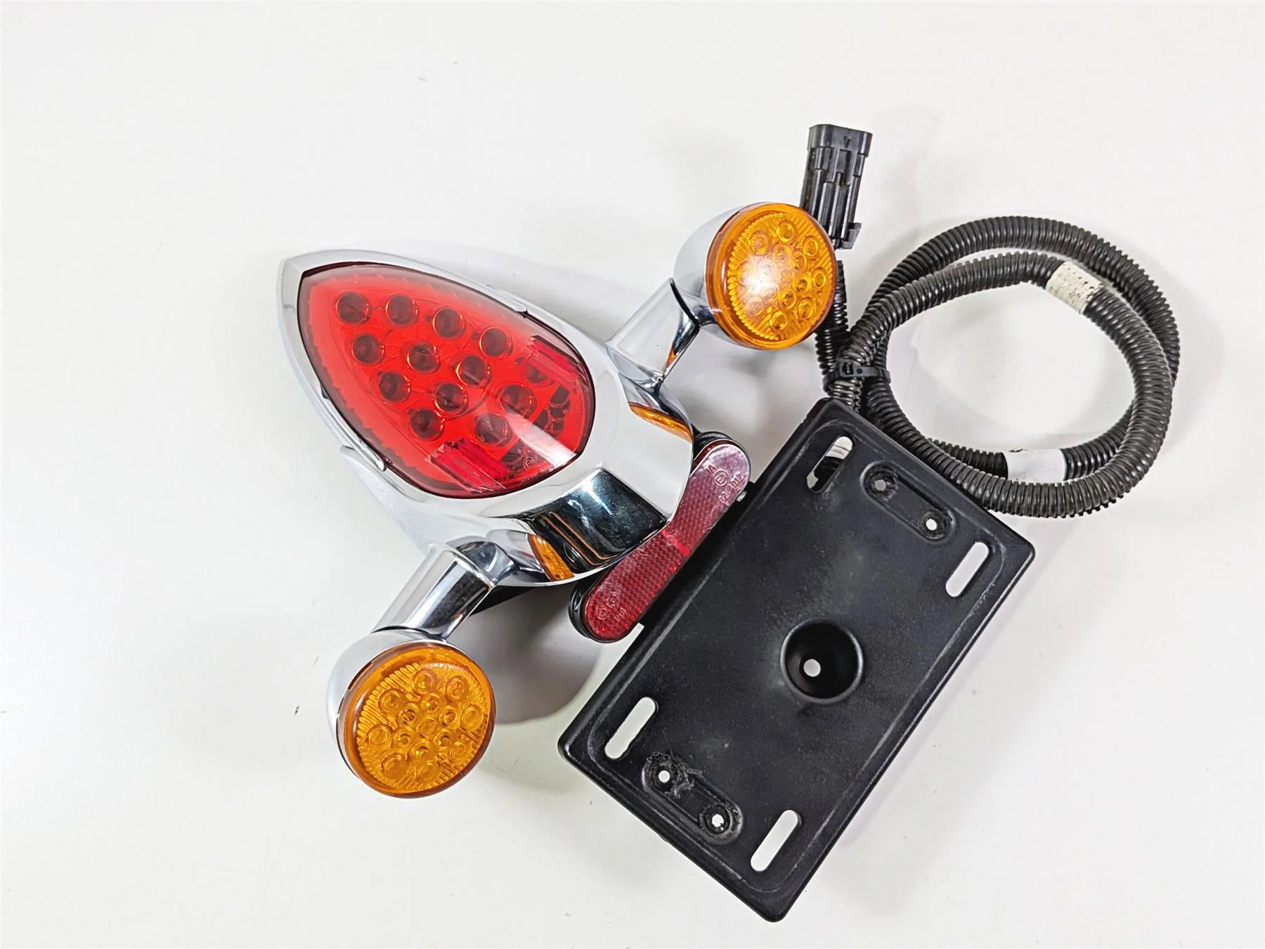 2015 Indian Chieftain Taillight Blinker Turn Signal Plate Holder Set 5138445 - Image 14