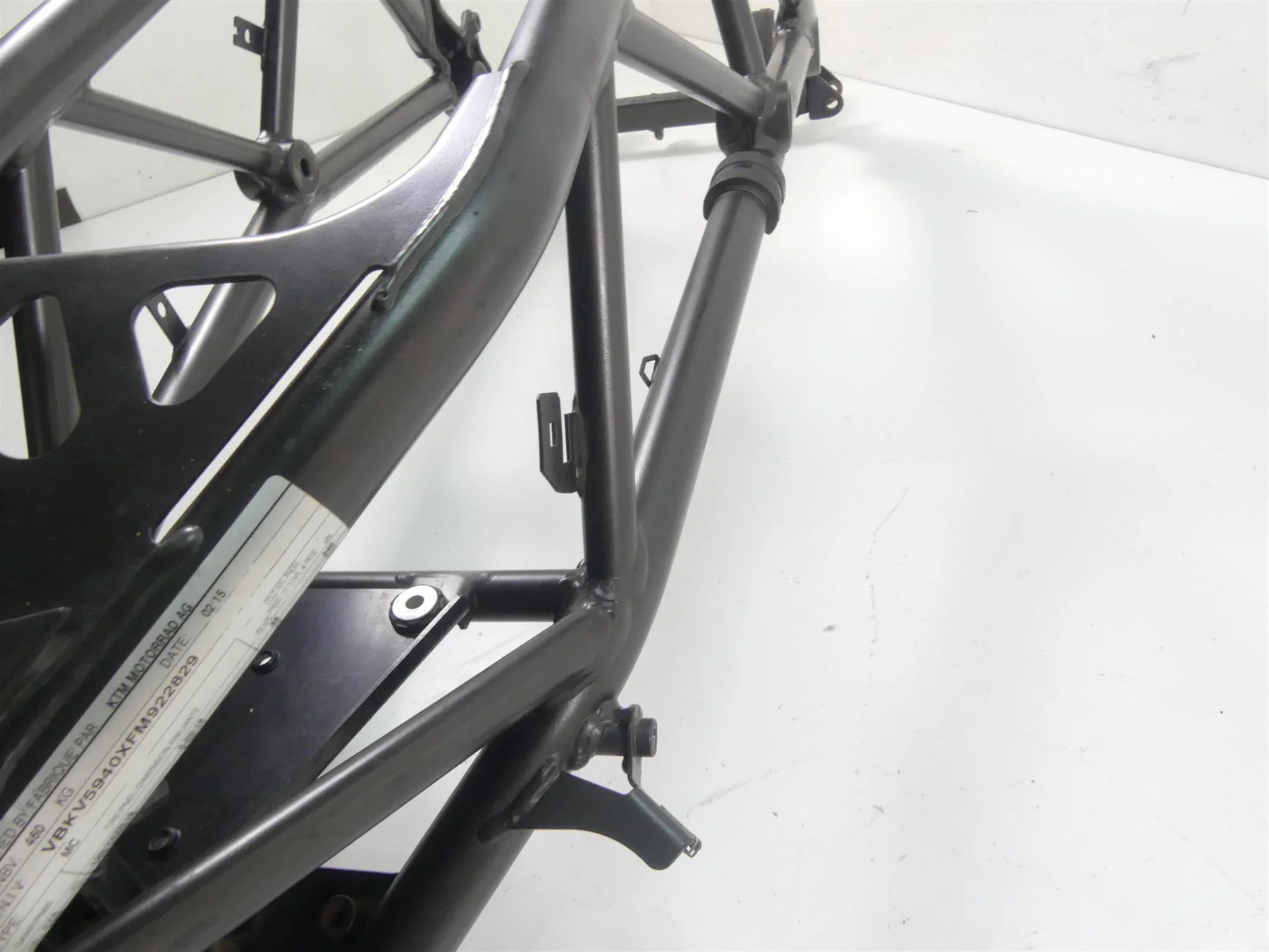 2015 KTM 1290 Adventure Straight Main Frame Chassis With Clean Texas Title 60403001000KB - Image 11