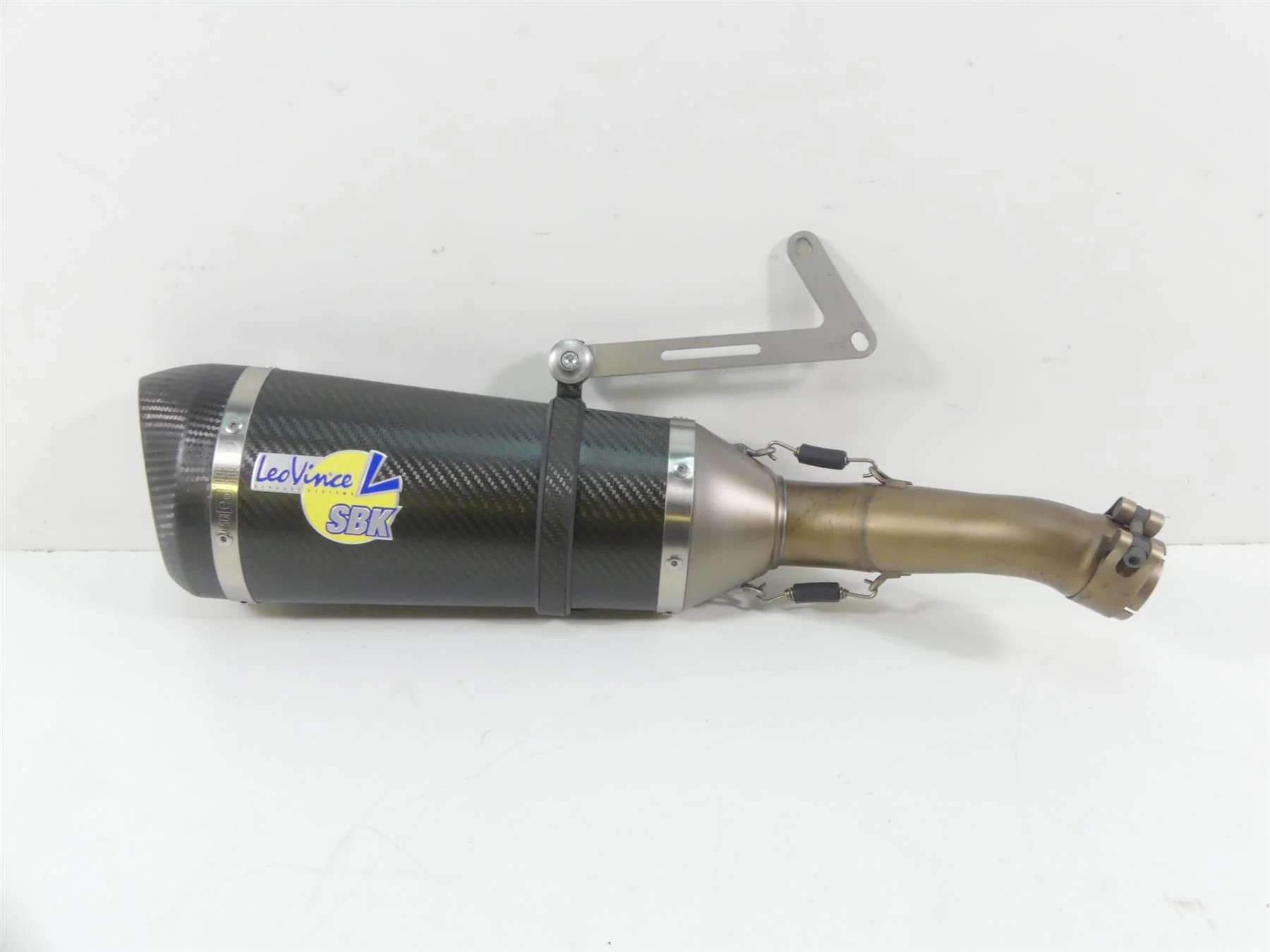2015 Triumph 1050 Speed Triple R Leo Vince SBK Carbon Exhaust Pipe 8514S#1