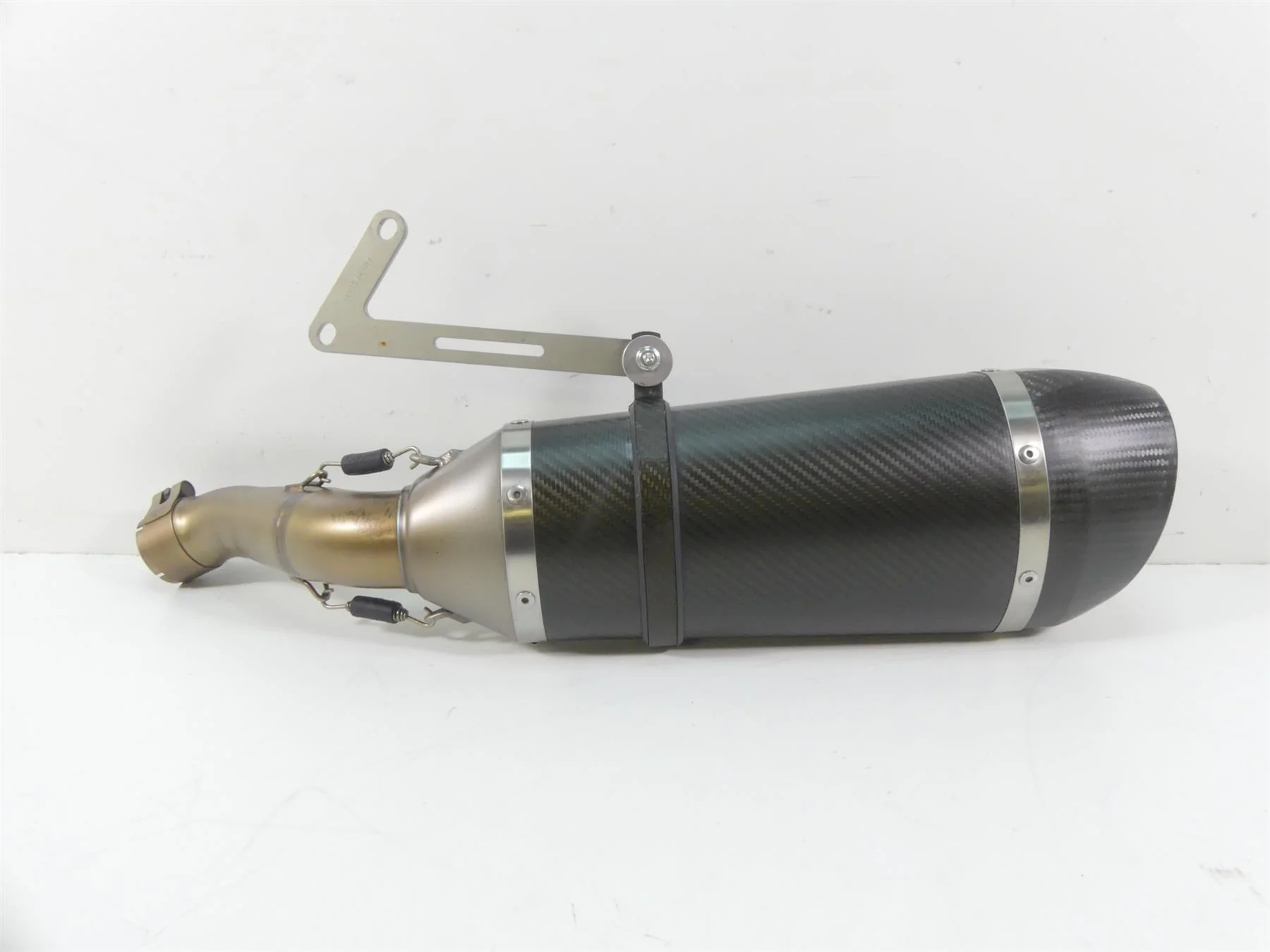 2015 Triumph 1050 Speed Triple R Leo Vince SBK Carbon Exhaust Pipe 8514S#1 - Image 2