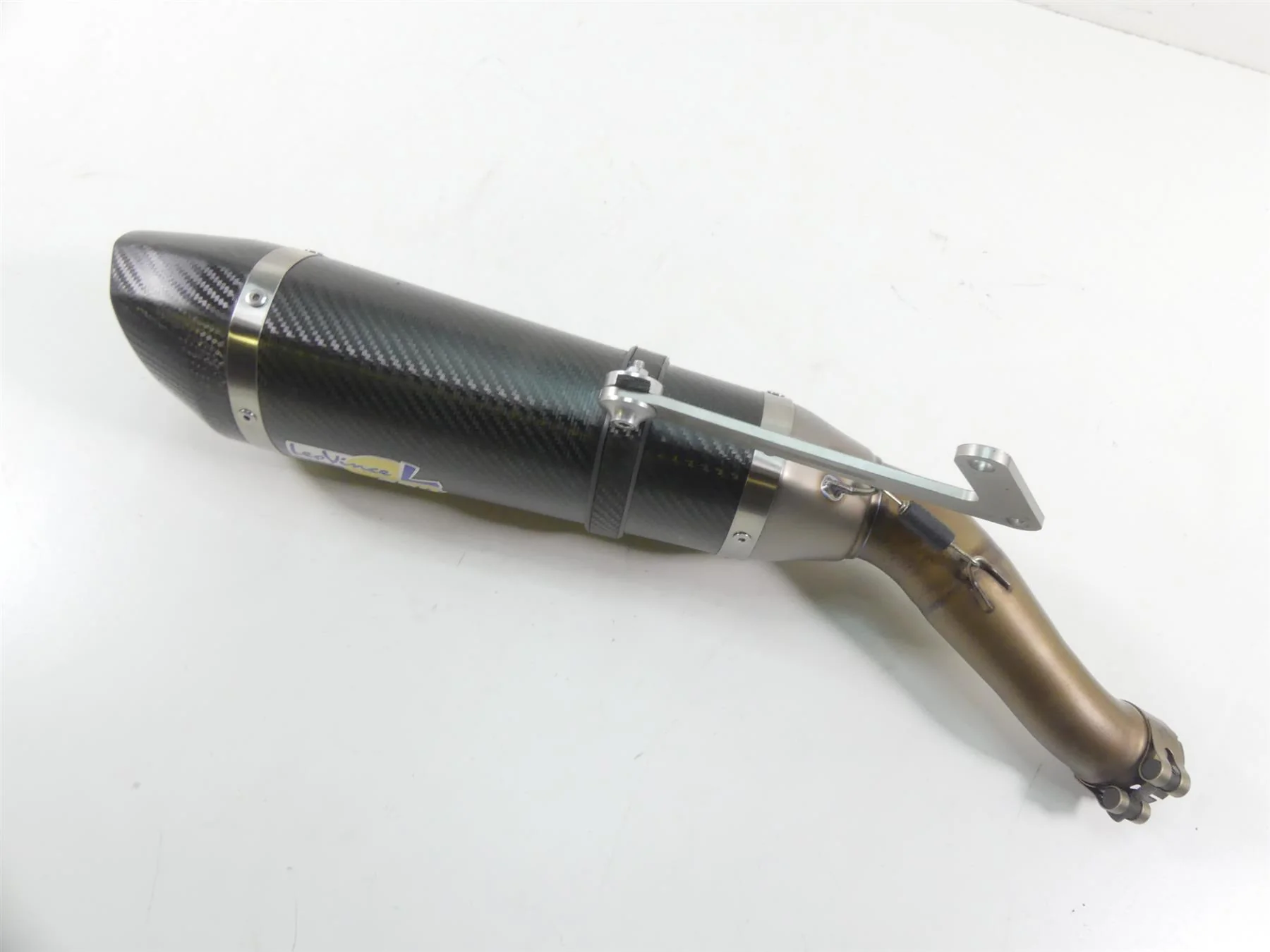 2015 Triumph 1050 Speed Triple R Leo Vince SBK Carbon Exhaust Pipe 8514S#1 - Image 4