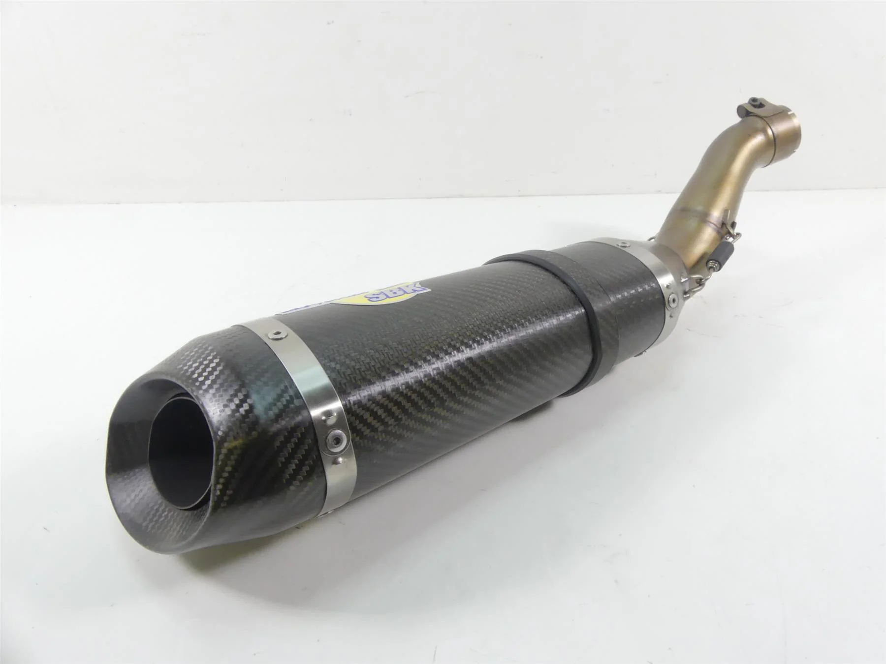 2015 Triumph 1050 Speed Triple R Leo Vince SBK Carbon Exhaust Pipe 8514S#1 - Image 5