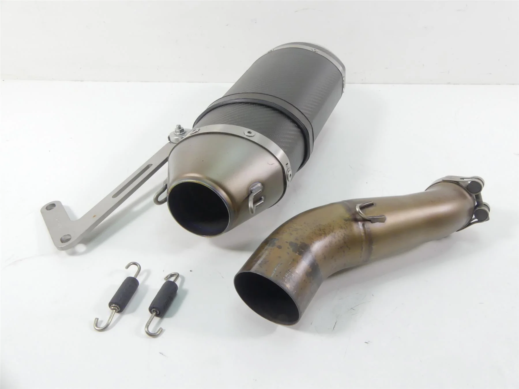2015 Triumph 1050 Speed Triple R Leo Vince SBK Carbon Exhaust Pipe 8514S#1 - Image 7