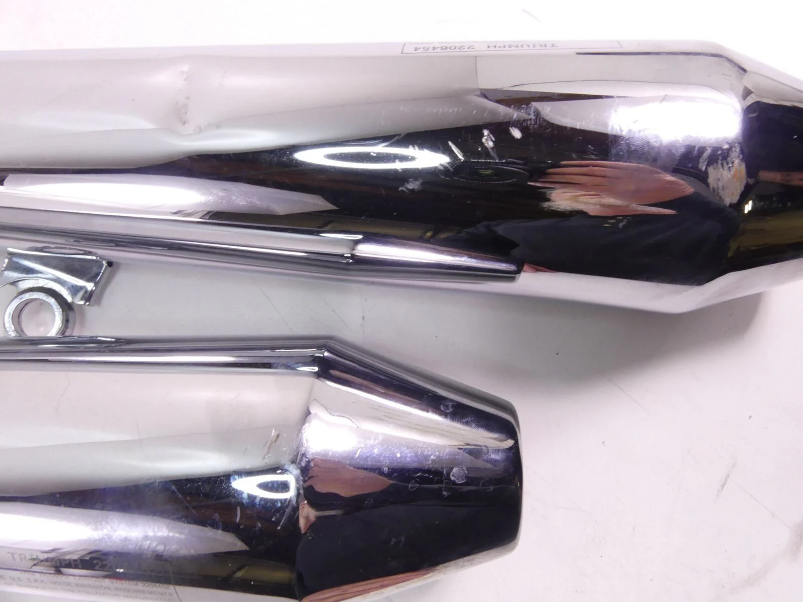 2015 Triumph Thruxton 900 EFI Exhaust Muffler Silencer Pipes T2206452 - Image 10