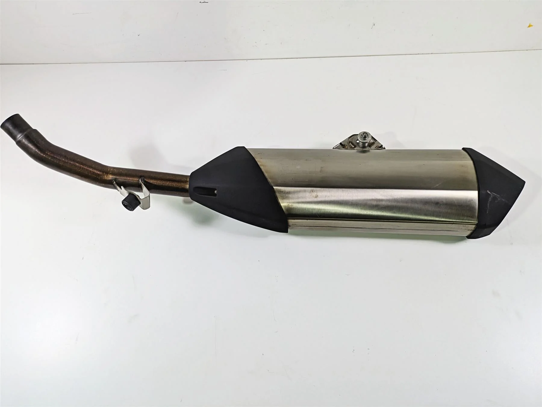 2015 Triumph Tiger Explorer XC Exhaust Pipe Muffler Silencer T2205454 - Image 8