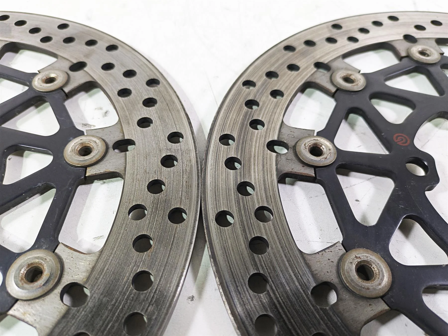 2015 Triumph Tiger Explorer XC Front Brake Disc Rotor Set T2024400 - Image 7
