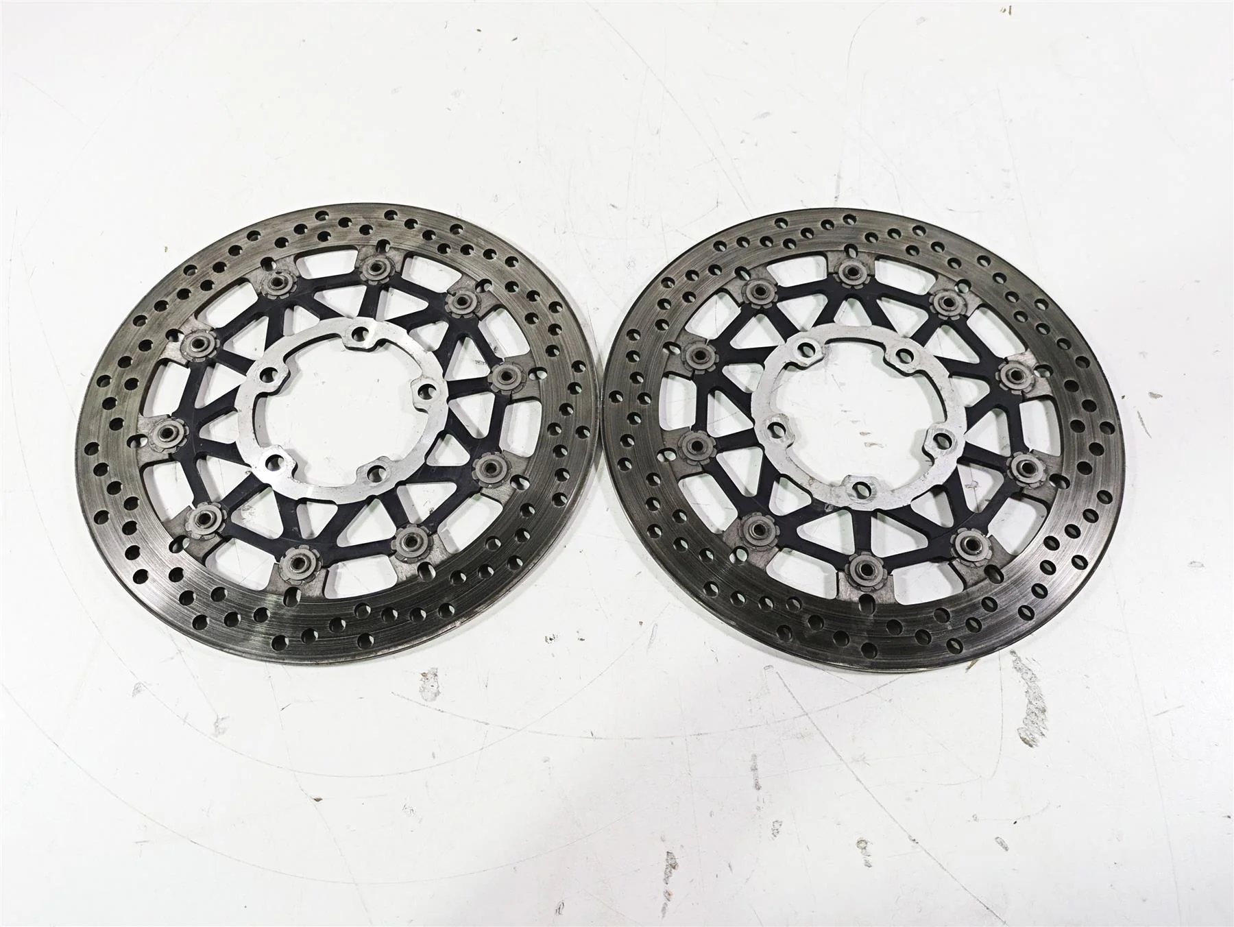 2015 Triumph Tiger Explorer XC Front Brake Disc Rotor Set T2024400 - Image 9