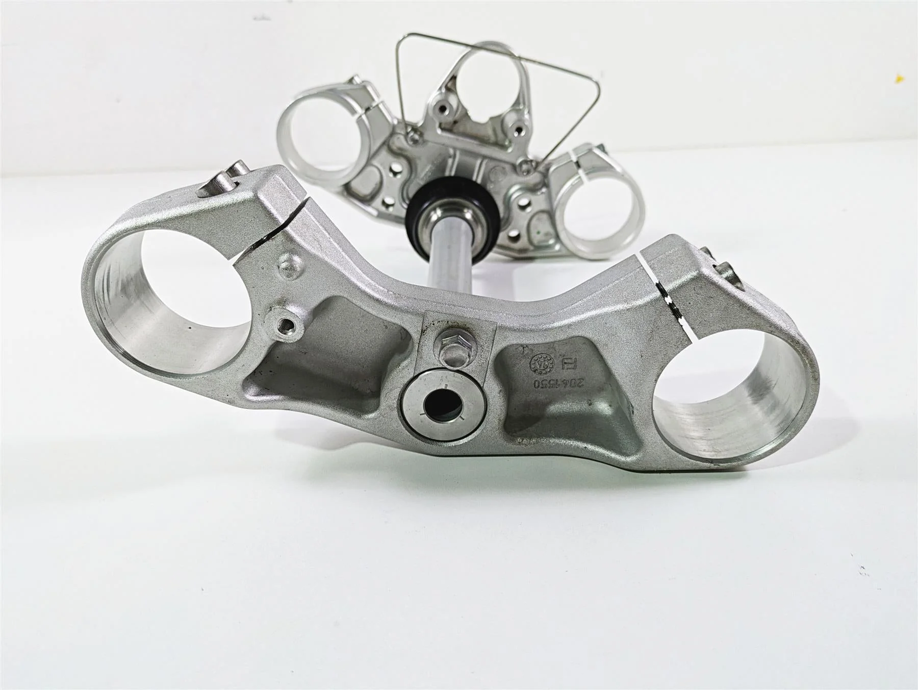 2015 Triumph Tiger Explorer XC Lower Upper Triple Tree Set T2041550 T2041622 - Image 11