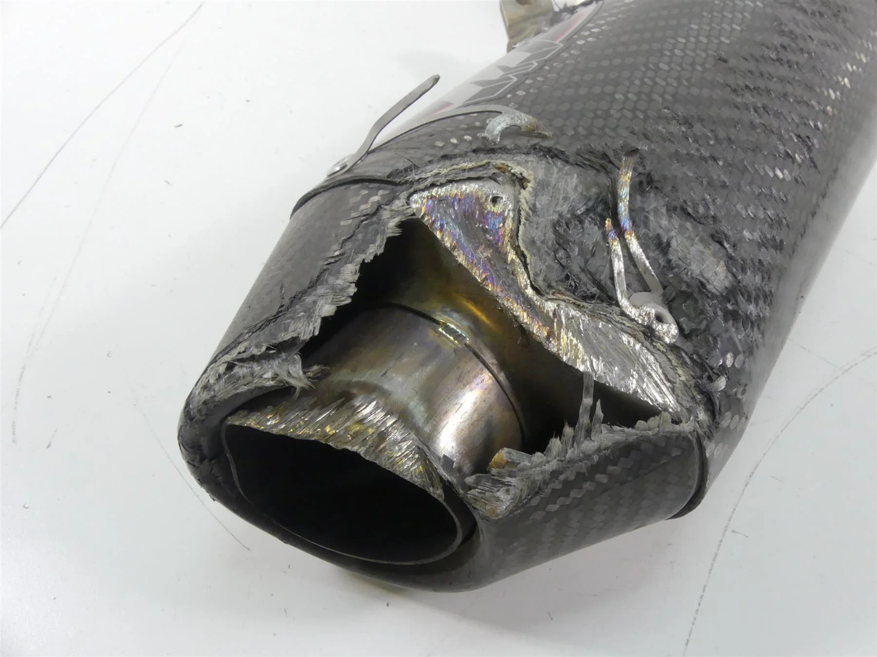 2015 Yamaha MT09 FZ09 M4 Exhaust Carbon Fiber Slip On Muffler Pipe YA6914 - Image 8