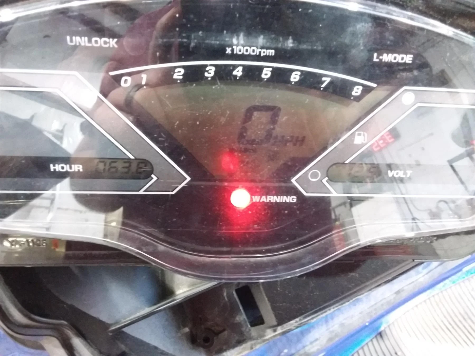 2015 Yamaha Waverunner VX1100 Cruiser Speedo Gauge Instrument 64h F2X-6820A-00 - Image 2