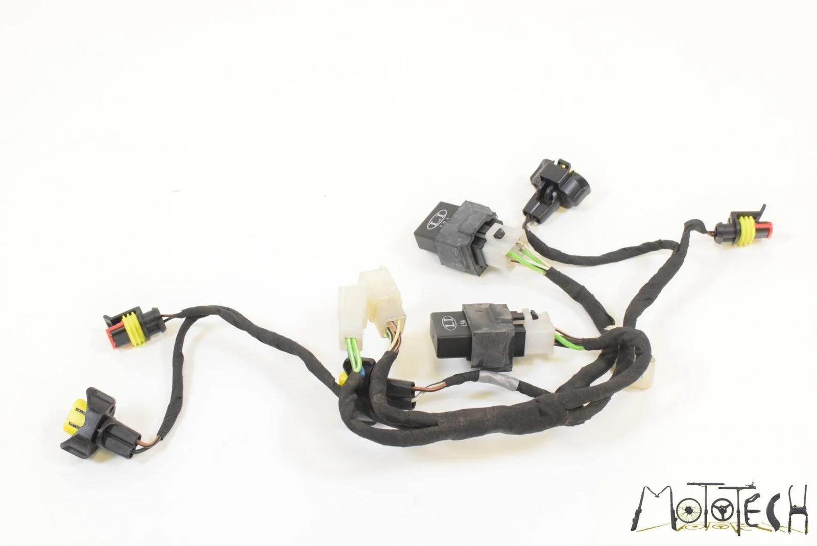 2016 Aprilia CAPONORD 1200 RALLY Front Headlight Head Light Wiring Harness 85886 - Image 4