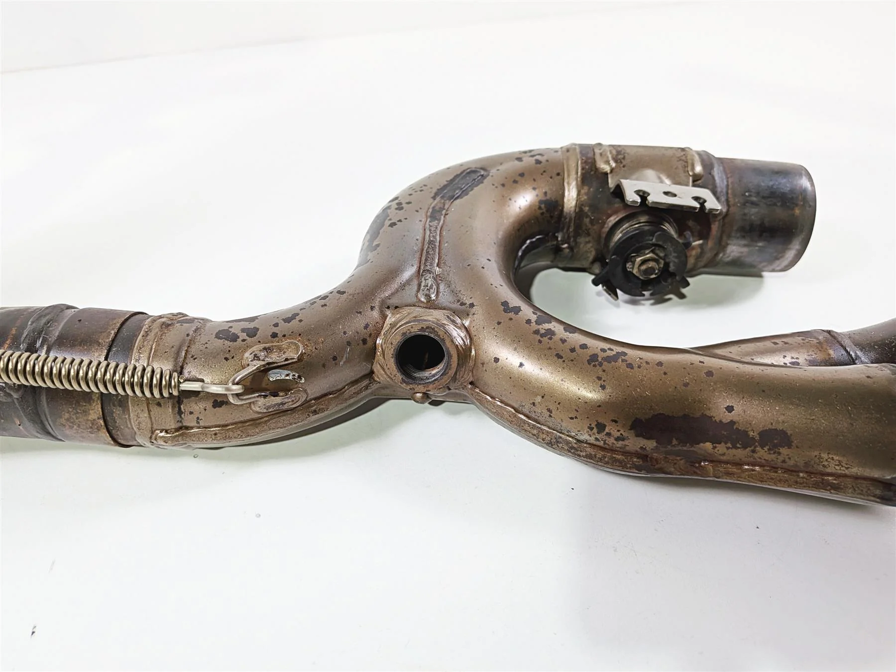 2016 Aprilia RSV 1100 Tuono V4 Factory Exhaust Pipe Header Manifold 858738 - Image 13