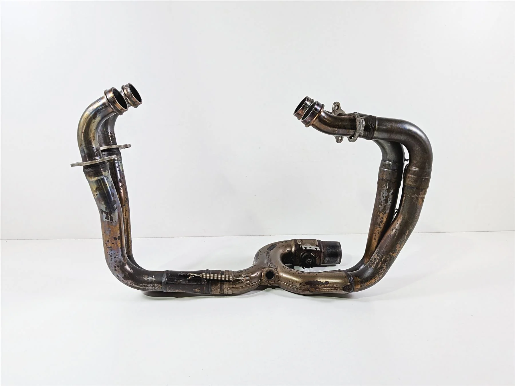 2016 Aprilia RSV 1100 Tuono V4 Factory Exhaust Pipe Header Manifold 858738 - Image 4