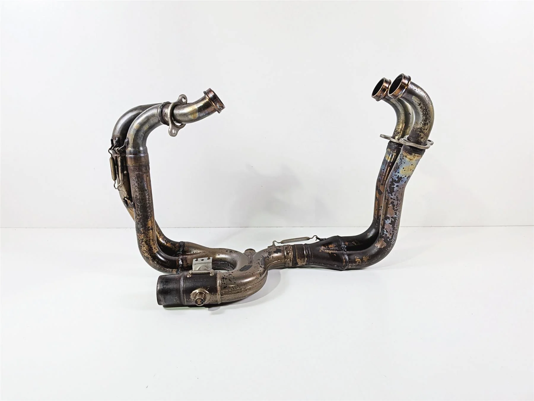 2016 Aprilia RSV 1100 Tuono V4 Factory Exhaust Pipe Header Manifold 858738 - Image 6