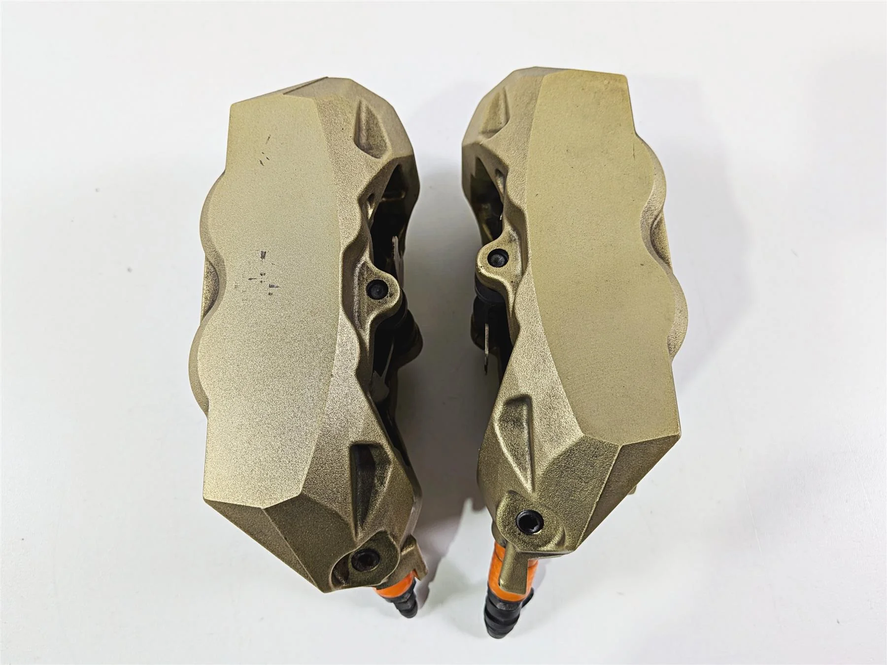 2016 Aprilia RSV 1100 Tuono V4 Factory Gold Brembo 100mm Front Brake Calipers - Image 10