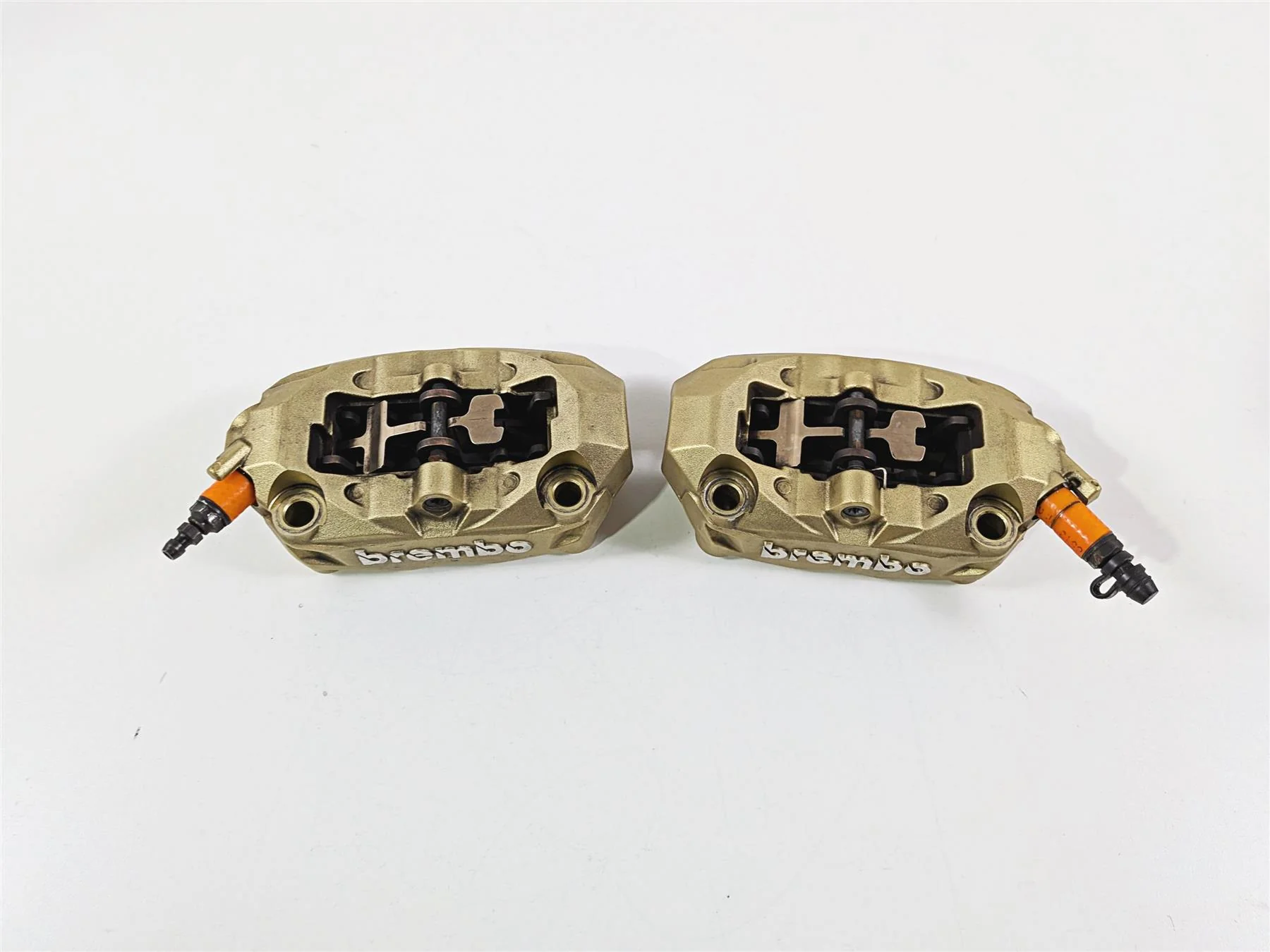 2016 Aprilia RSV 1100 Tuono V4 Factory Gold Brembo 100mm Front Brake Calipers - Image 13