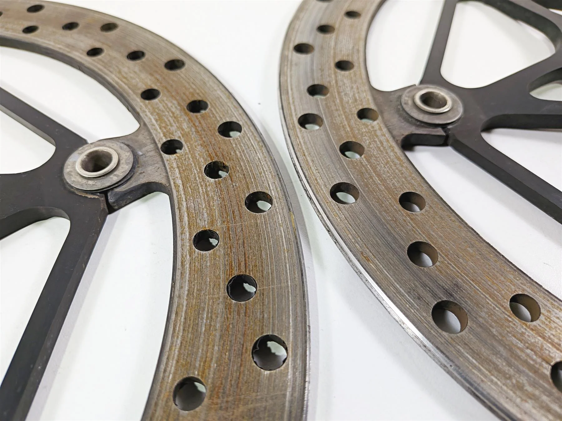 2016 Aprilia RSV 1100 Tuono V4 Factory Grimeca Front Brake Rotor Disc Set - Image 11