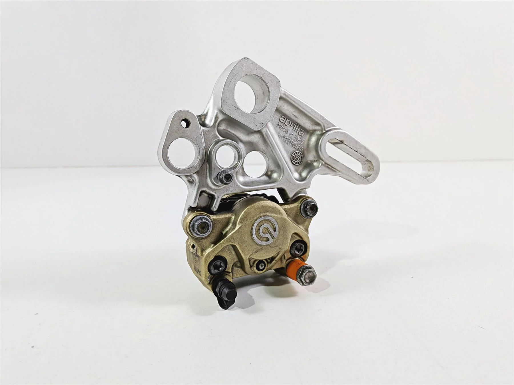 2016 Aprilia RSV 1100 Tuono V4 Factory Rear Gold Brembo Brake Caliper B045137 - Image 12