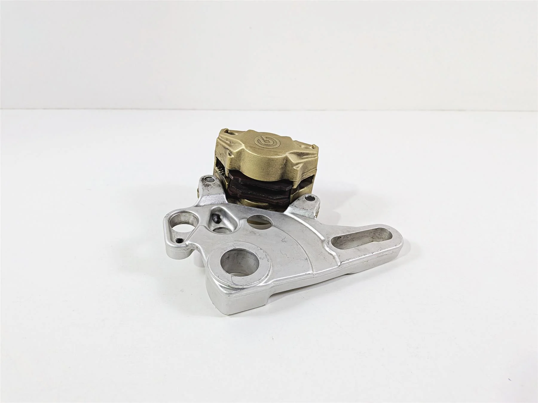 2016 Aprilia RSV 1100 Tuono V4 Factory Rear Gold Brembo Brake Caliper B045137 - Image 2