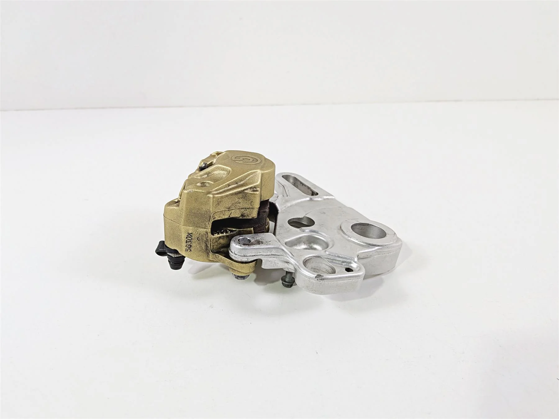 2016 Aprilia RSV 1100 Tuono V4 Factory Rear Gold Brembo Brake Caliper B045137 - Image 3