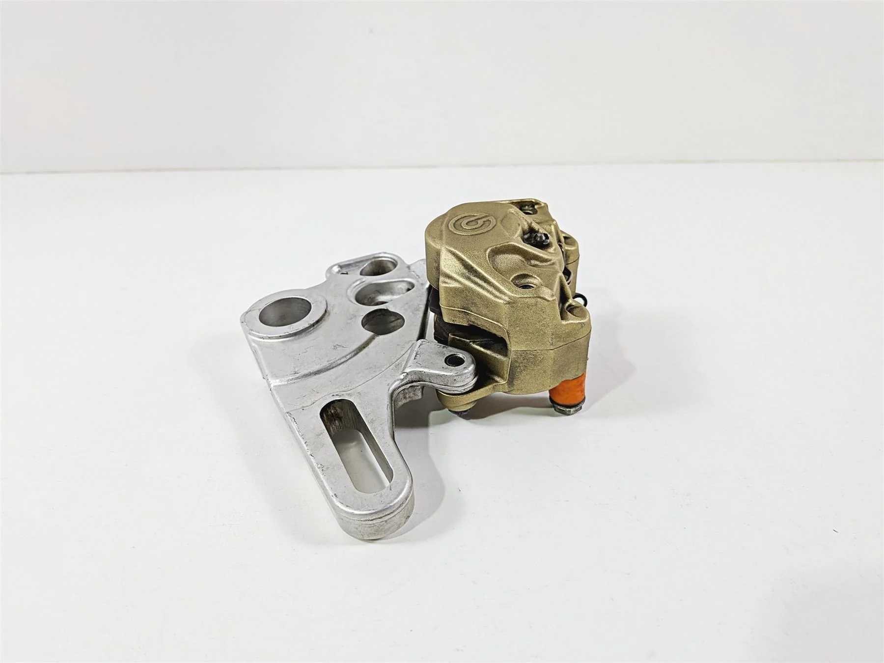 2016 Aprilia RSV 1100 Tuono V4 Factory Rear Gold Brembo Brake Caliper B045137 - Image 5