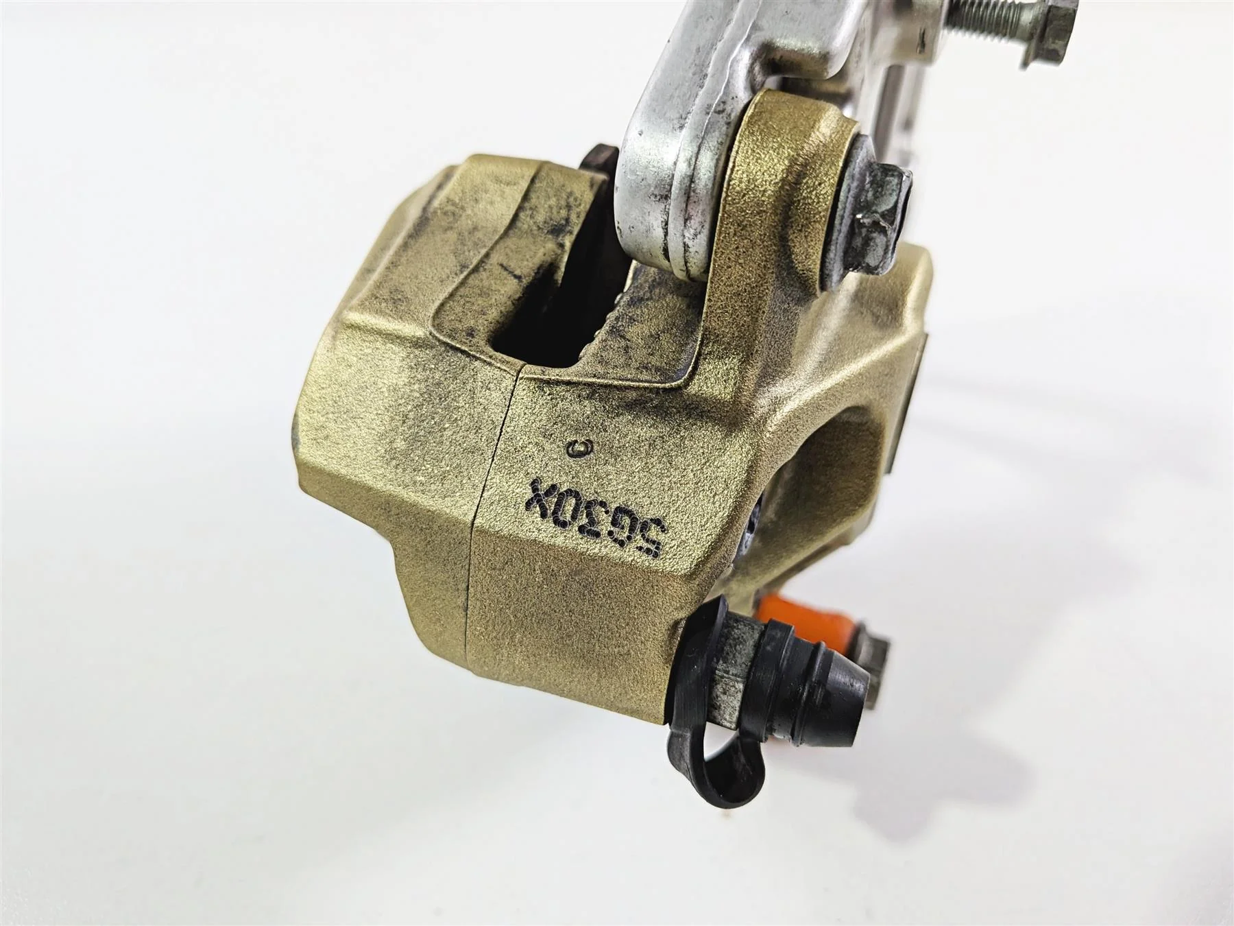 2016 Aprilia RSV 1100 Tuono V4 Factory Rear Gold Brembo Brake Caliper B045137 - Image 9