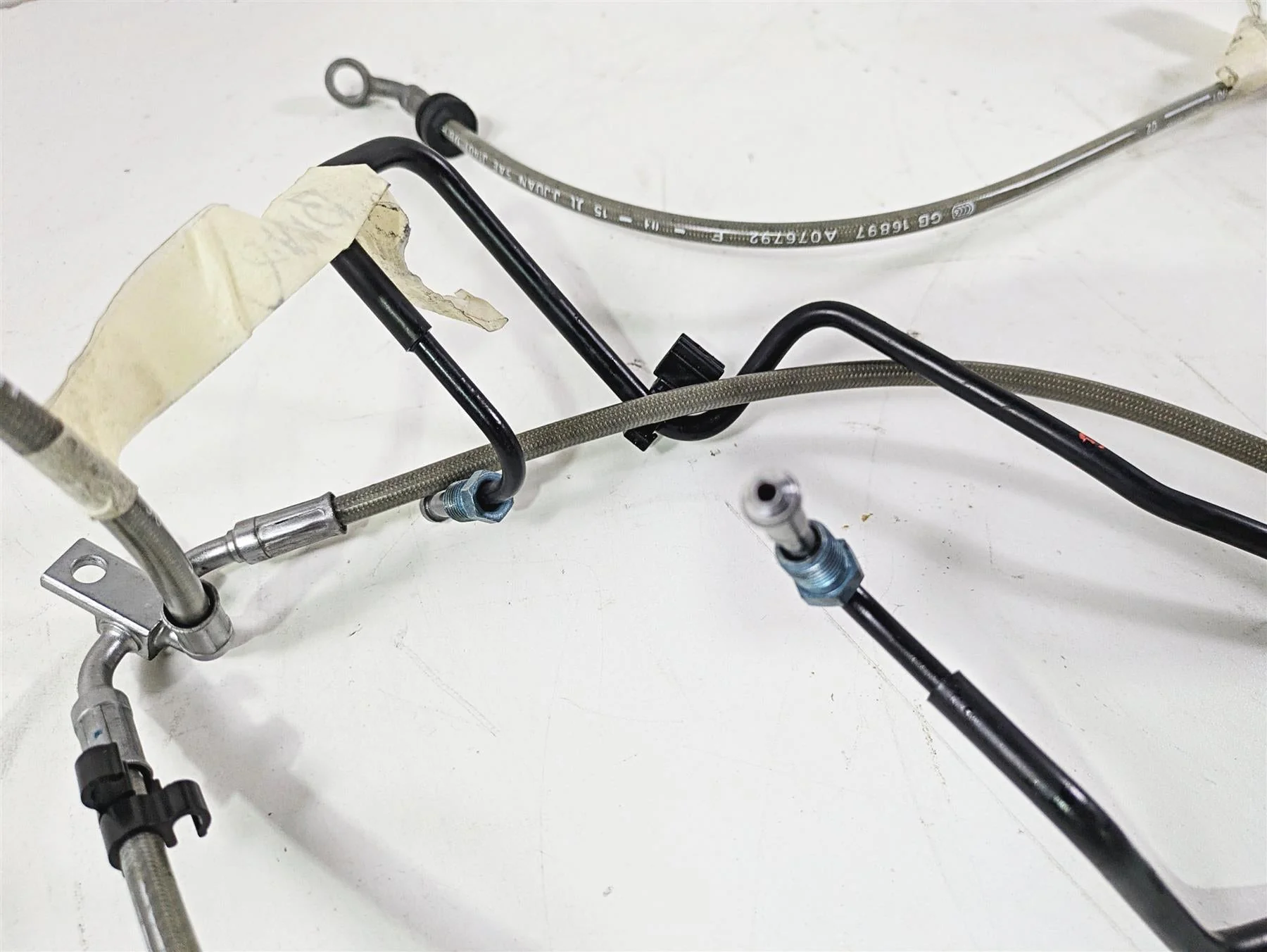 2016 BMW F800R K73 Front Abs Brake Line Hose Set 34328548297 34328548298 - Image 6