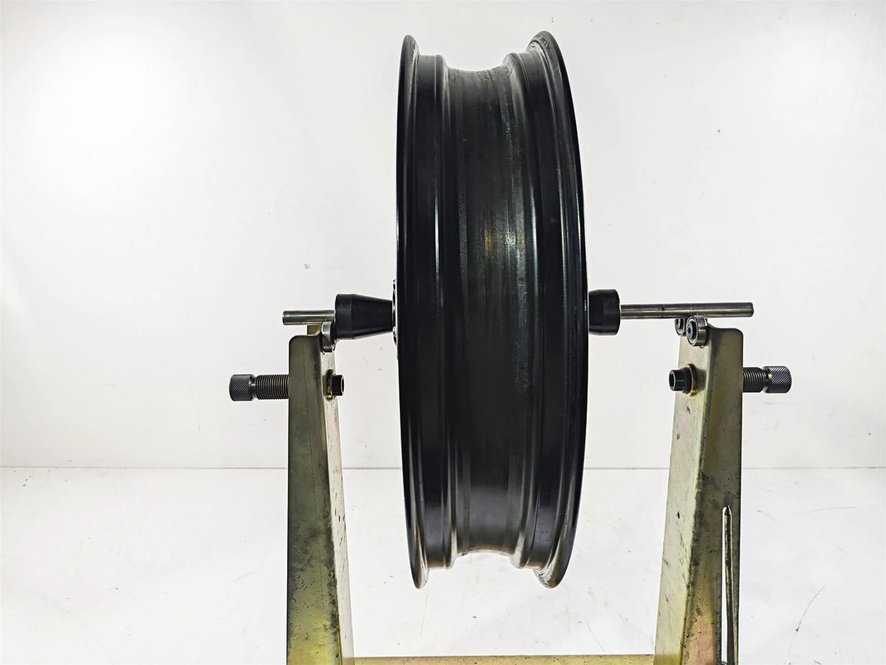 2016 BMW F800R K73 Front Wheel Rim Black Straight 17x3.5 36318551409 - Image 12