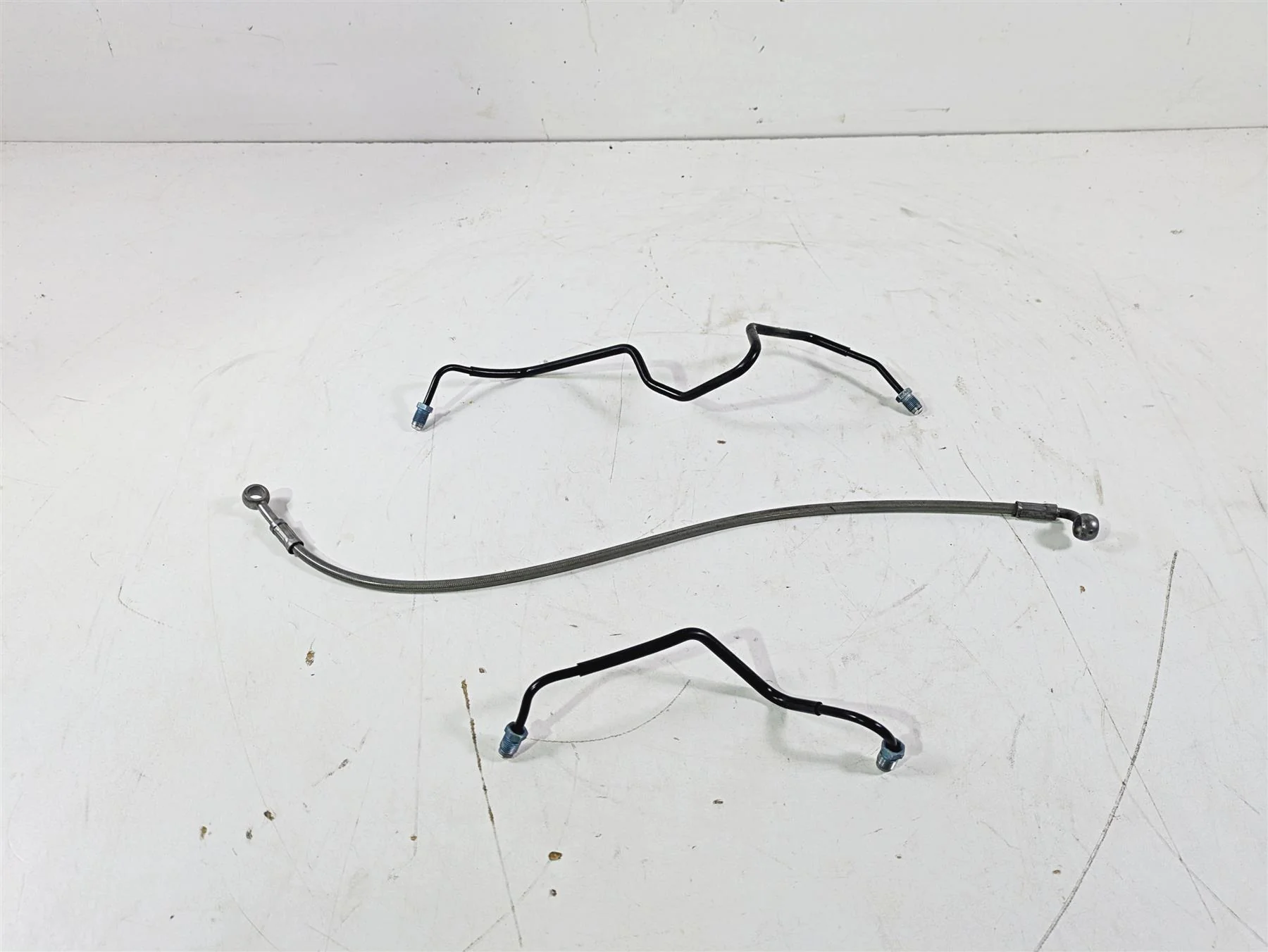 2016 BMW F800R K73 Rear Abs Brake Line Hose Set 34328528768 34327698823