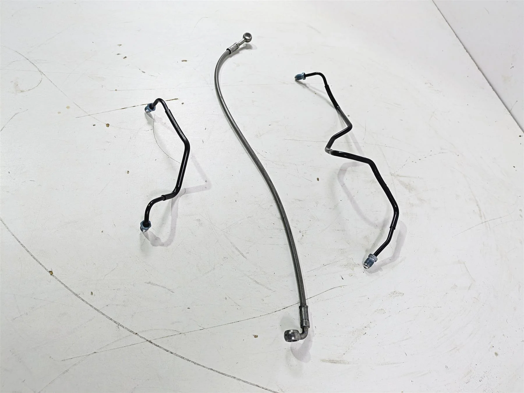2016 BMW F800R K73 Rear Abs Brake Line Hose Set 34328528768 34327698823 - Image 3