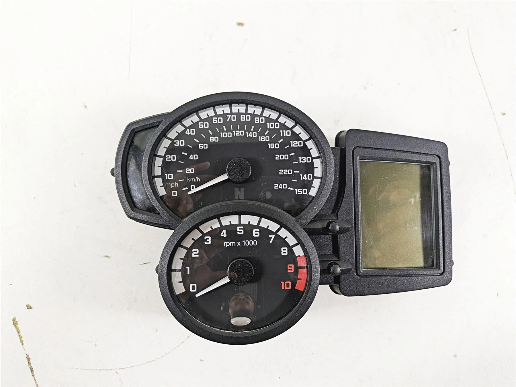 2016 BMW F800R K73 Speedometer Gauge Instrument Cluster 9K Only 62118537927 - Image 6