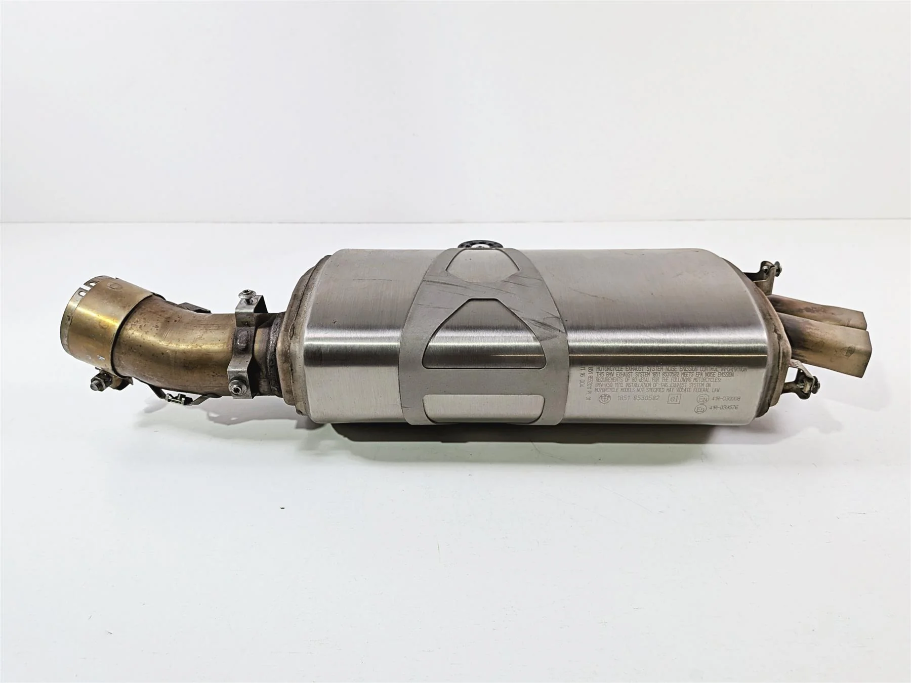 2016 BMW R1200 GS K50 Exhaust Pipe Muffler 18518525082 - Image 6