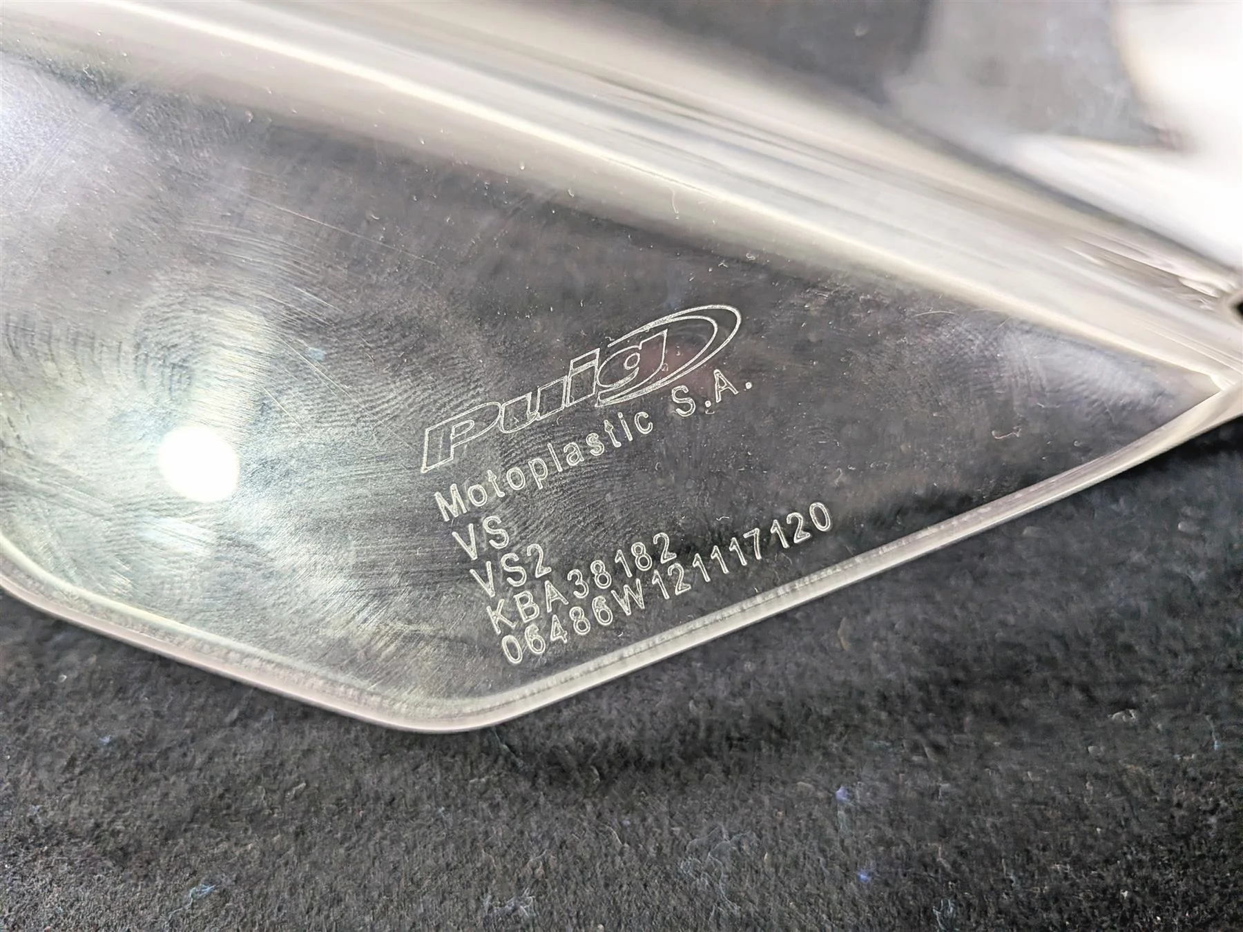 2016 BMW R1200 GS K50 Puig Touring Windshield Wind Shield Screen KBA 38182 - Image 6