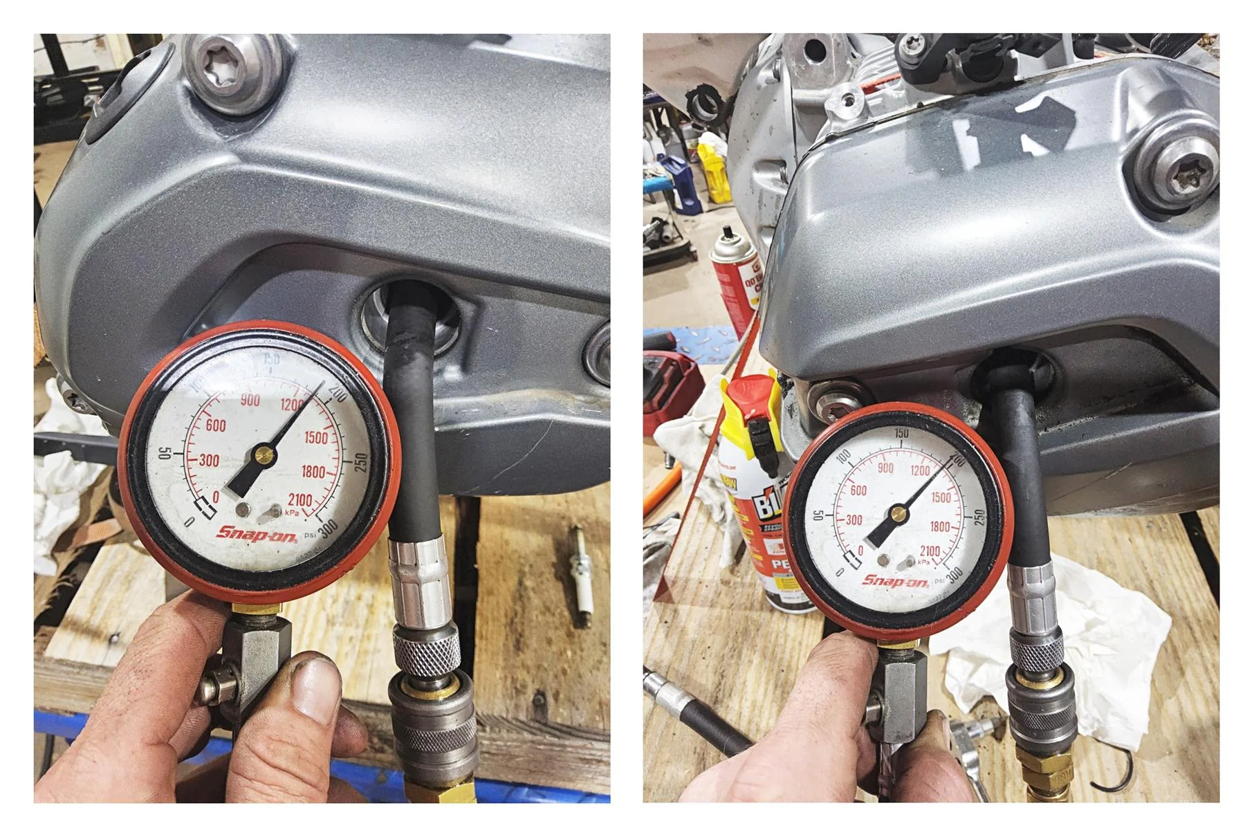 2016 BMW R1200 GS K50 Running Engine Transmission + Trailing Arm 46k 11008389099 - Image 2