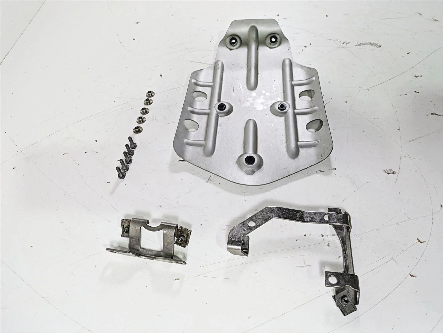 2016  BMW R1200GS GSW K50 Engine Skid Plate & Mount Set 11848532939 - Image 2