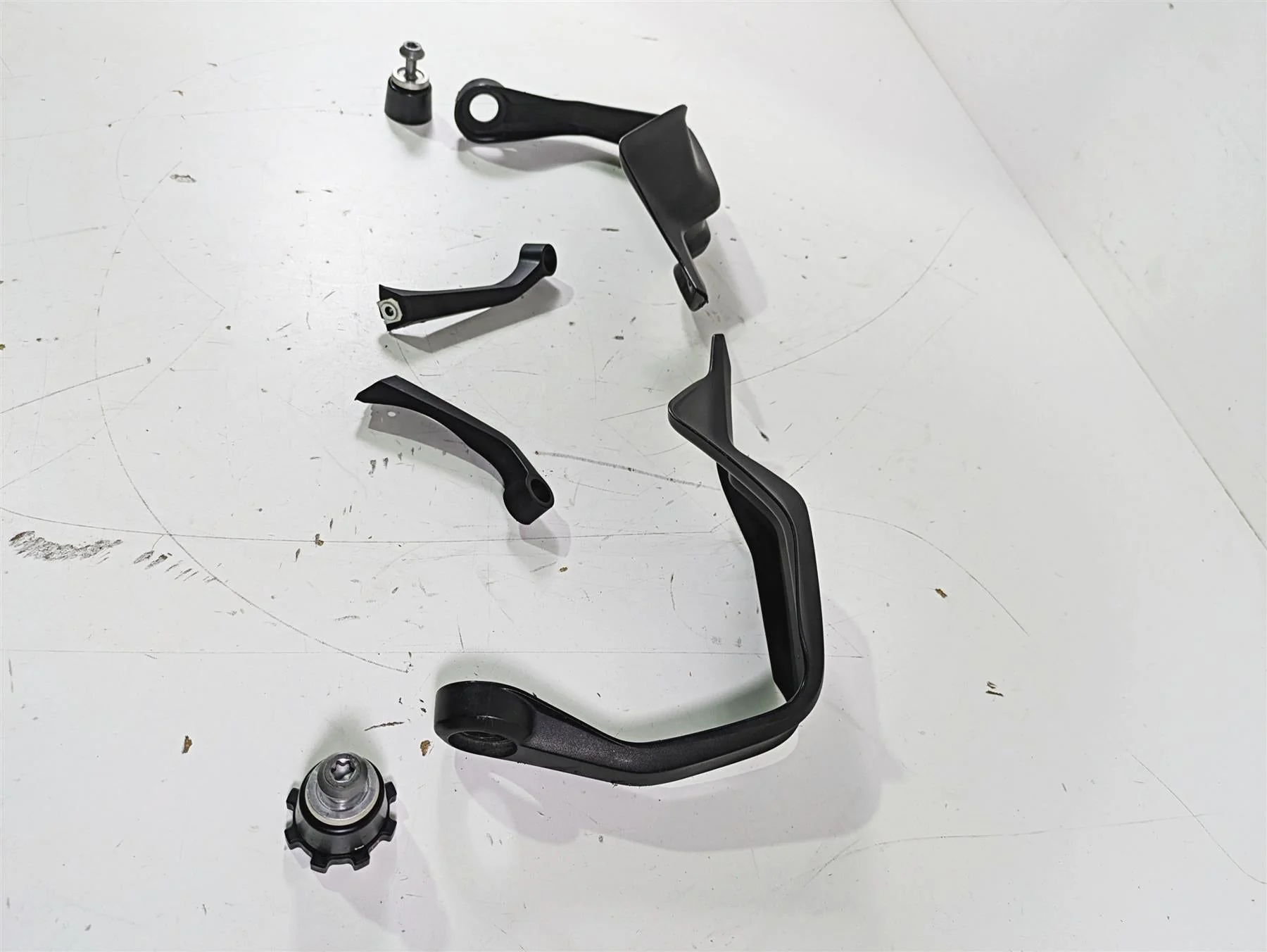 2016  BMW R1200GS GSW K50 Hand Guard & Mounts Set 46638523431 46638523432 - Image 3