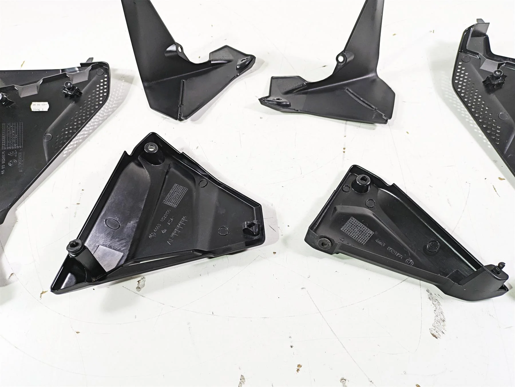 2016  BMW R1200GS GSW K50 Molded Plastic Infill Cover Set 46638528675 - Image 2