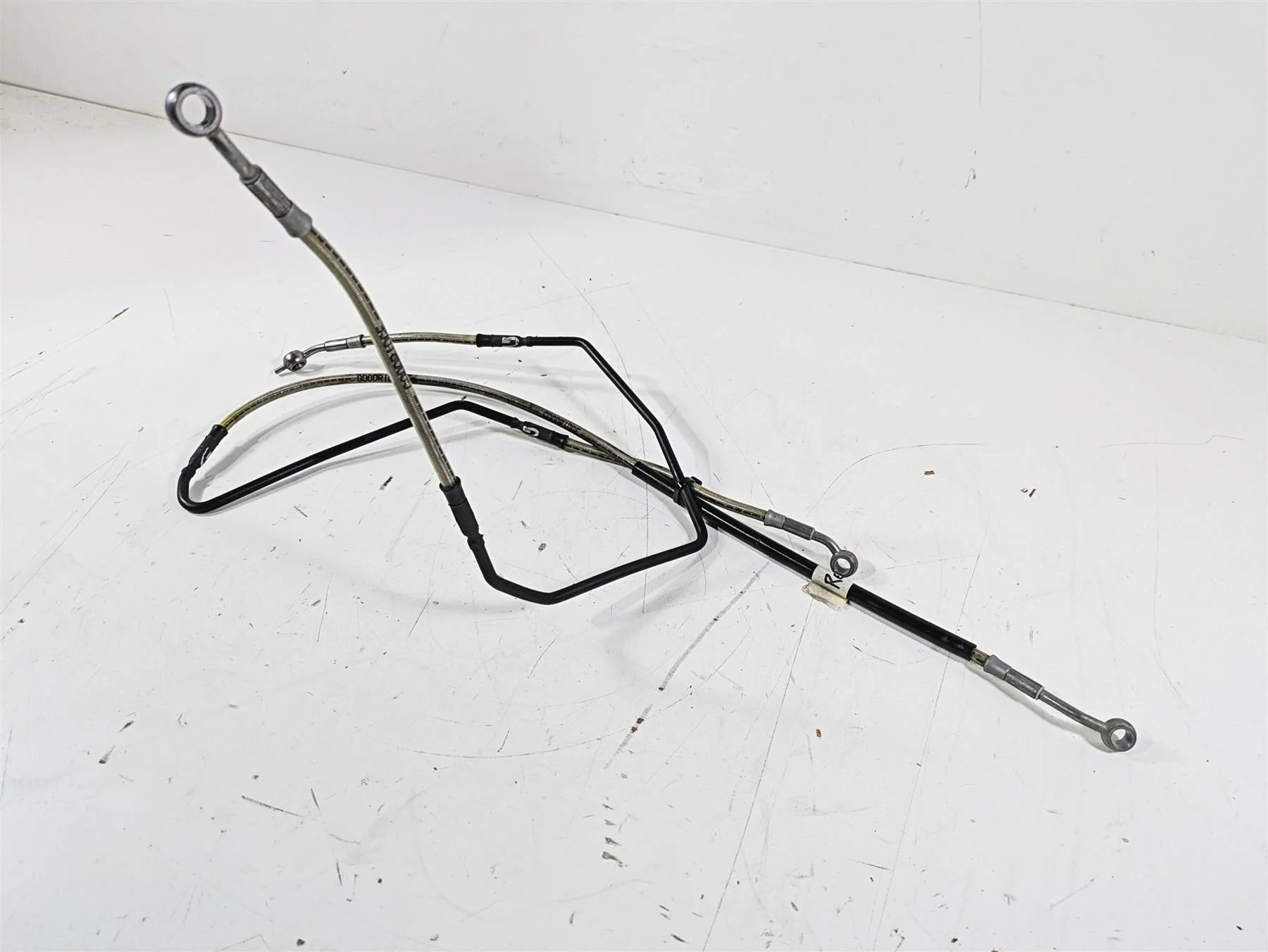 2016  BMW R1200GS GSW K50 Rear Abs Brake Line Set 34328526554 34328526555 - Image 12