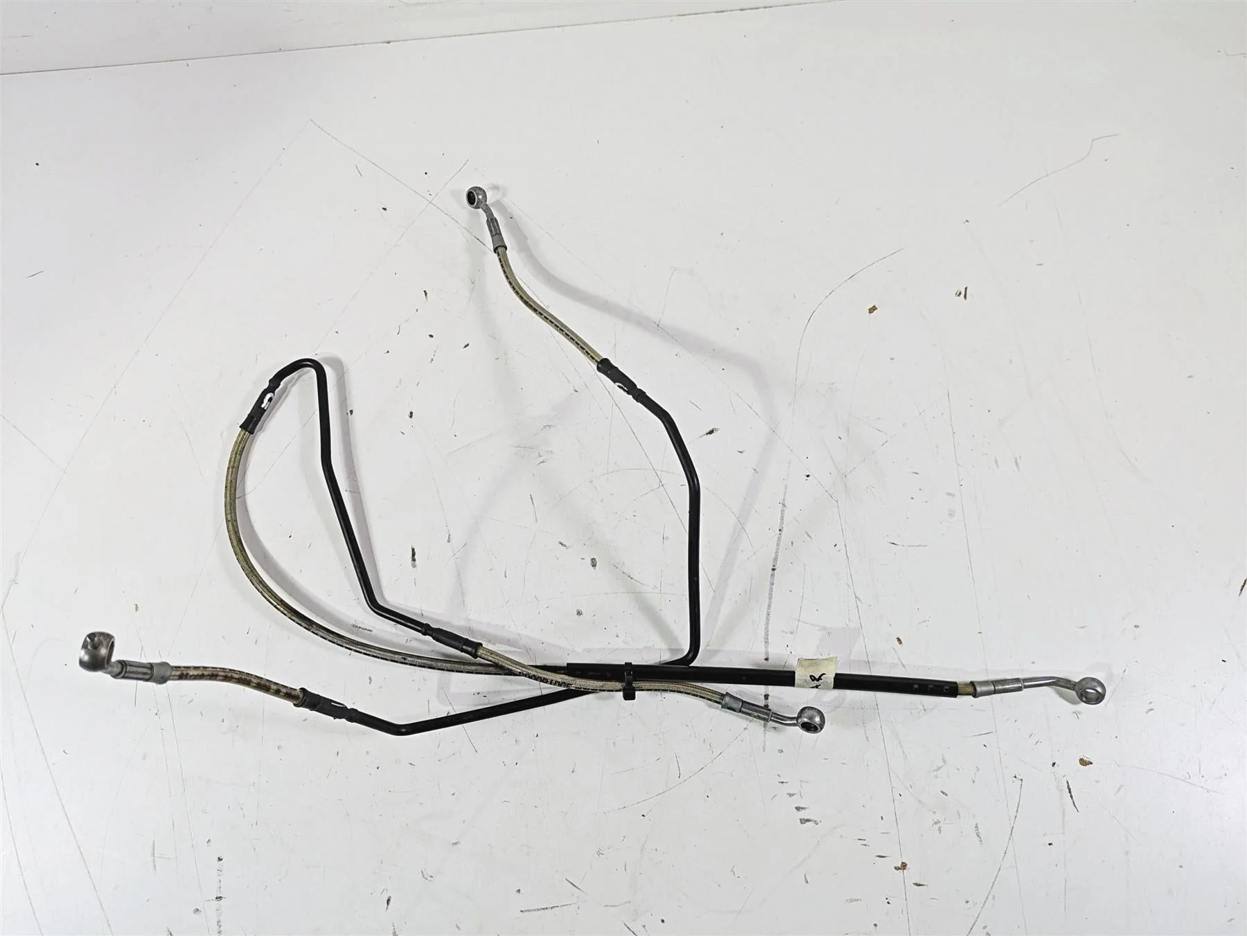 2016  BMW R1200GS GSW K50 Rear Abs Brake Line Set 34328526554 34328526555 - Image 5