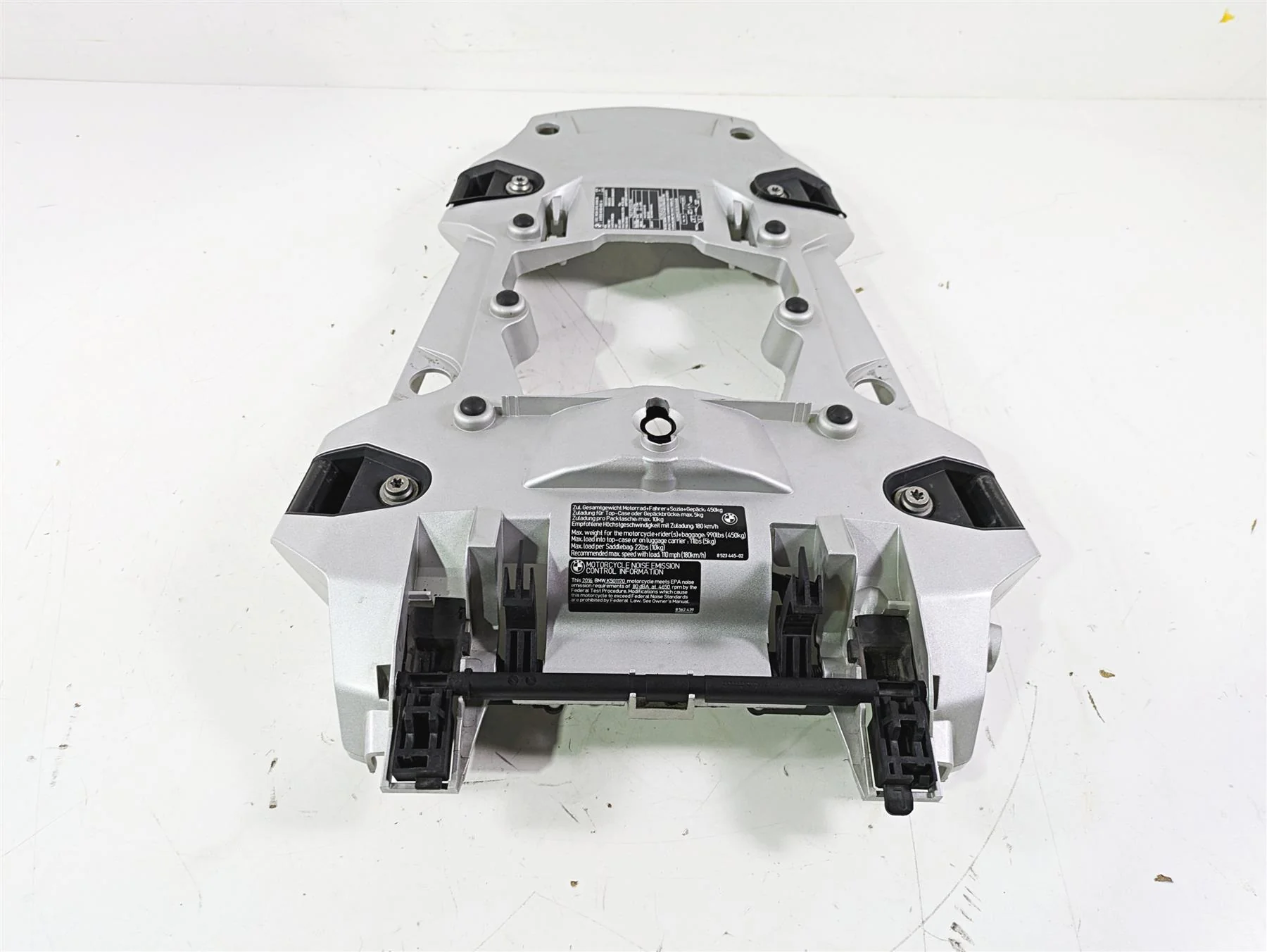 2016 BMW R1200GS GSW K50 Rear Carrier Luggage Rack 46628536970 - Image 2